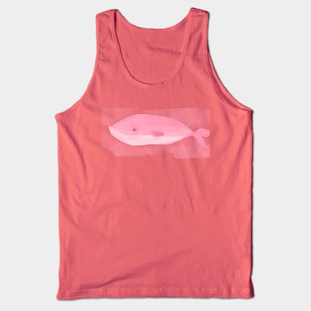 Pink whale Tank Top by Little Miss Arkham